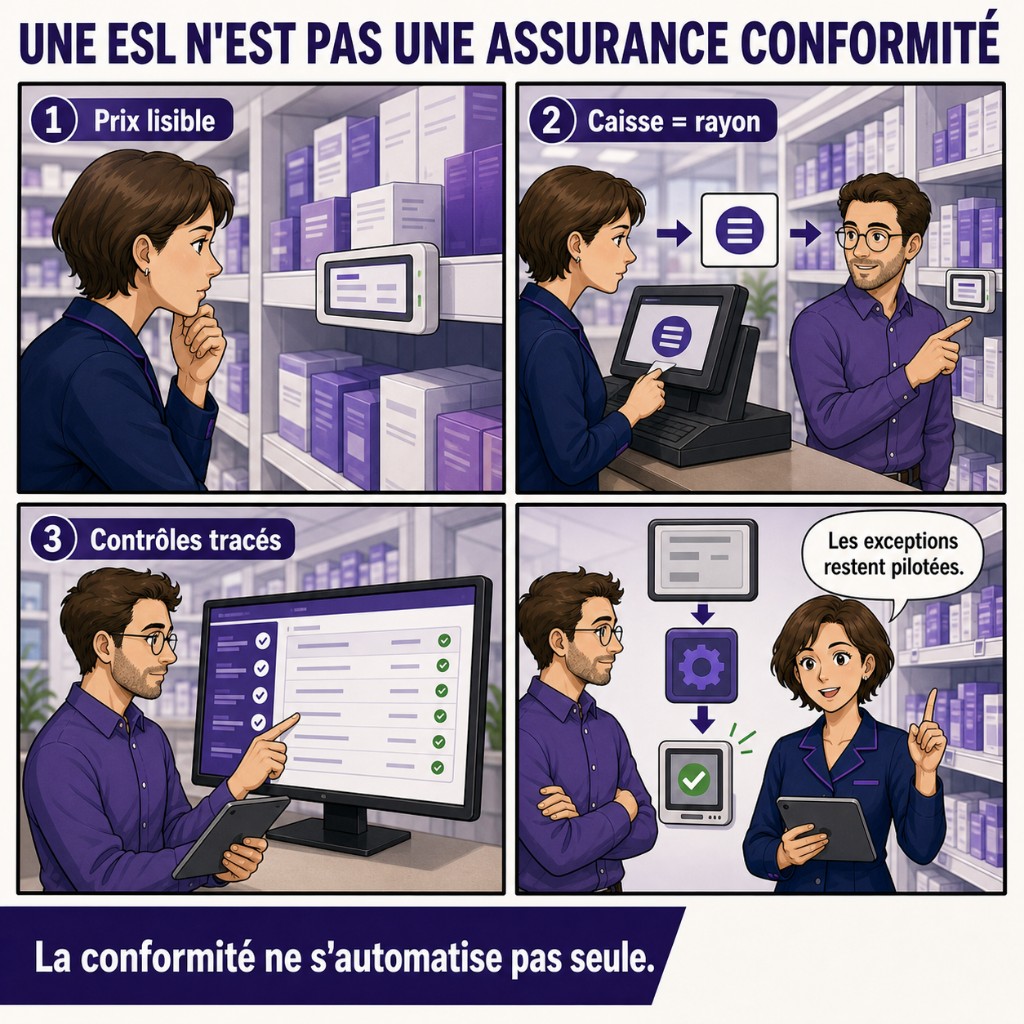 Une ESL n'est pas une assurance conformité — contrôles humains indispensables